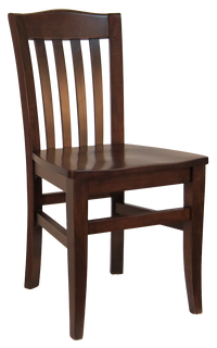 H&D Seating Crown Back Series Wood Chair - Set of 2