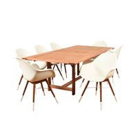 International Home Miami Amazonia Charlotte 9 Piece Rectangular Patio Dining Set