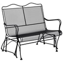 Woodard Tucson High-Back Gliding Love Seat