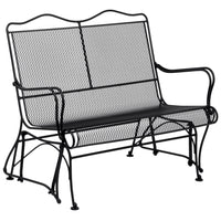 Woodard Tucson High-Back Gliding Love Seat