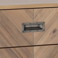 Sunpan Greyson Nightstand in Light / Smoke Acacia