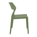 Compamia Snow Dining Chair Olive Green/Marsala- Set of 2