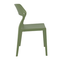 Compamia Snow Dining Chair Olive Green/Marsala- Set of 2