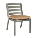 Woodard Palm Coast Slat Dining Side Chair - Stackable