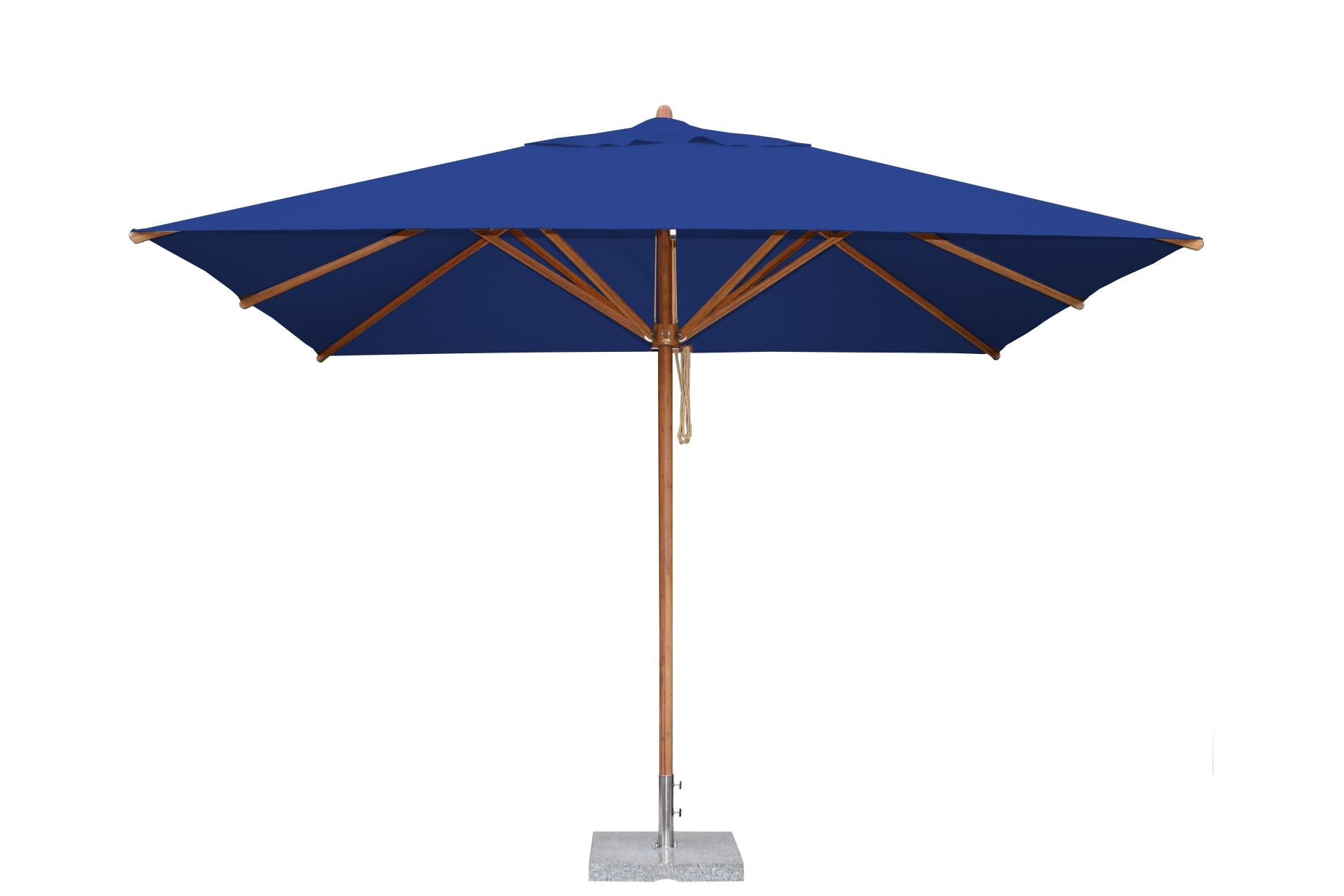 Bambrella Levante 2.5 x 3.5m (8.5 x 11.5) Rectangle Bamboo Umbrella