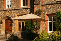 Bambrella Levante 2.6m Square Bamboo Umbrella