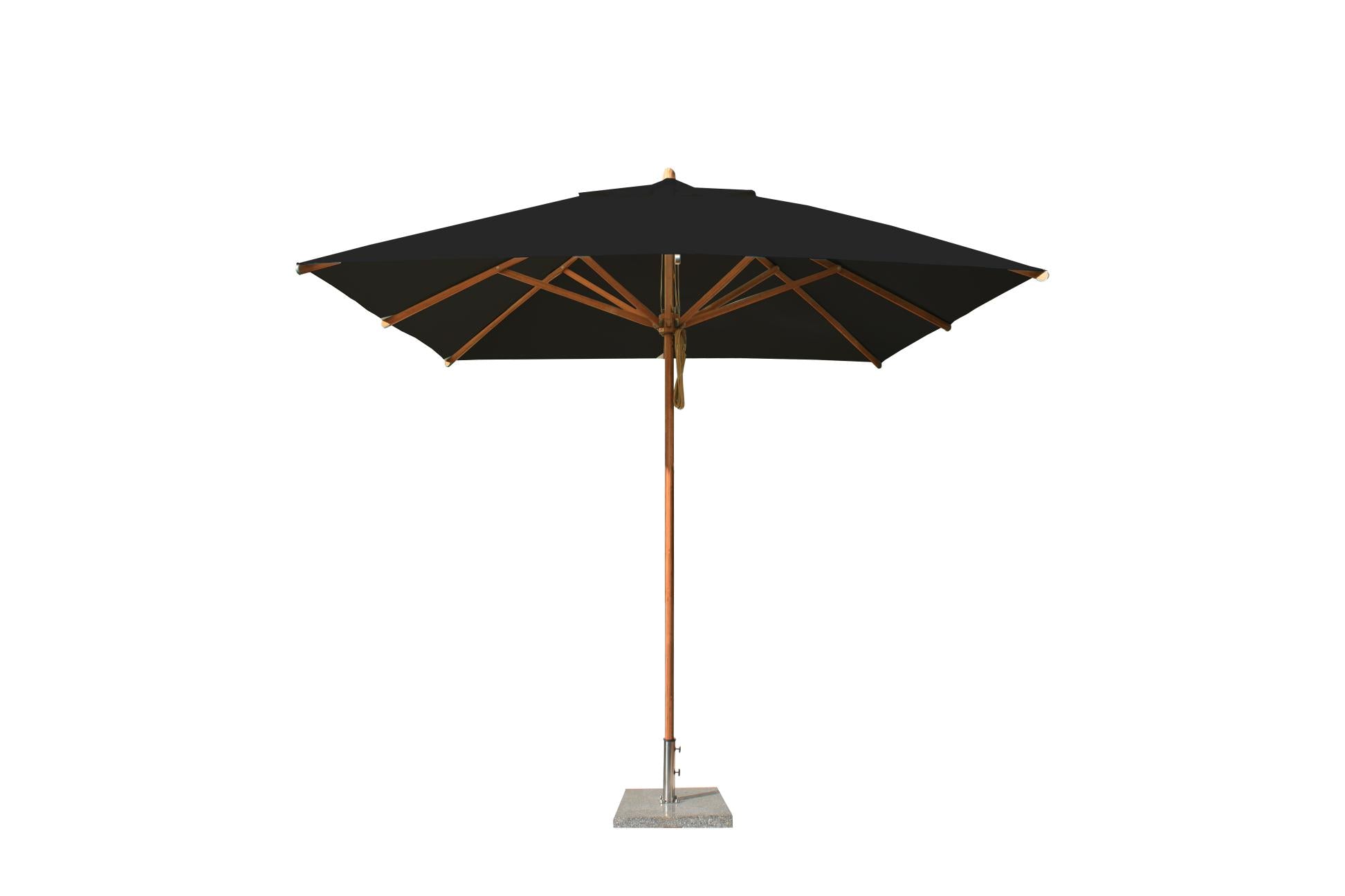 Bambrella Levante 2.6m Square Bamboo Umbrella