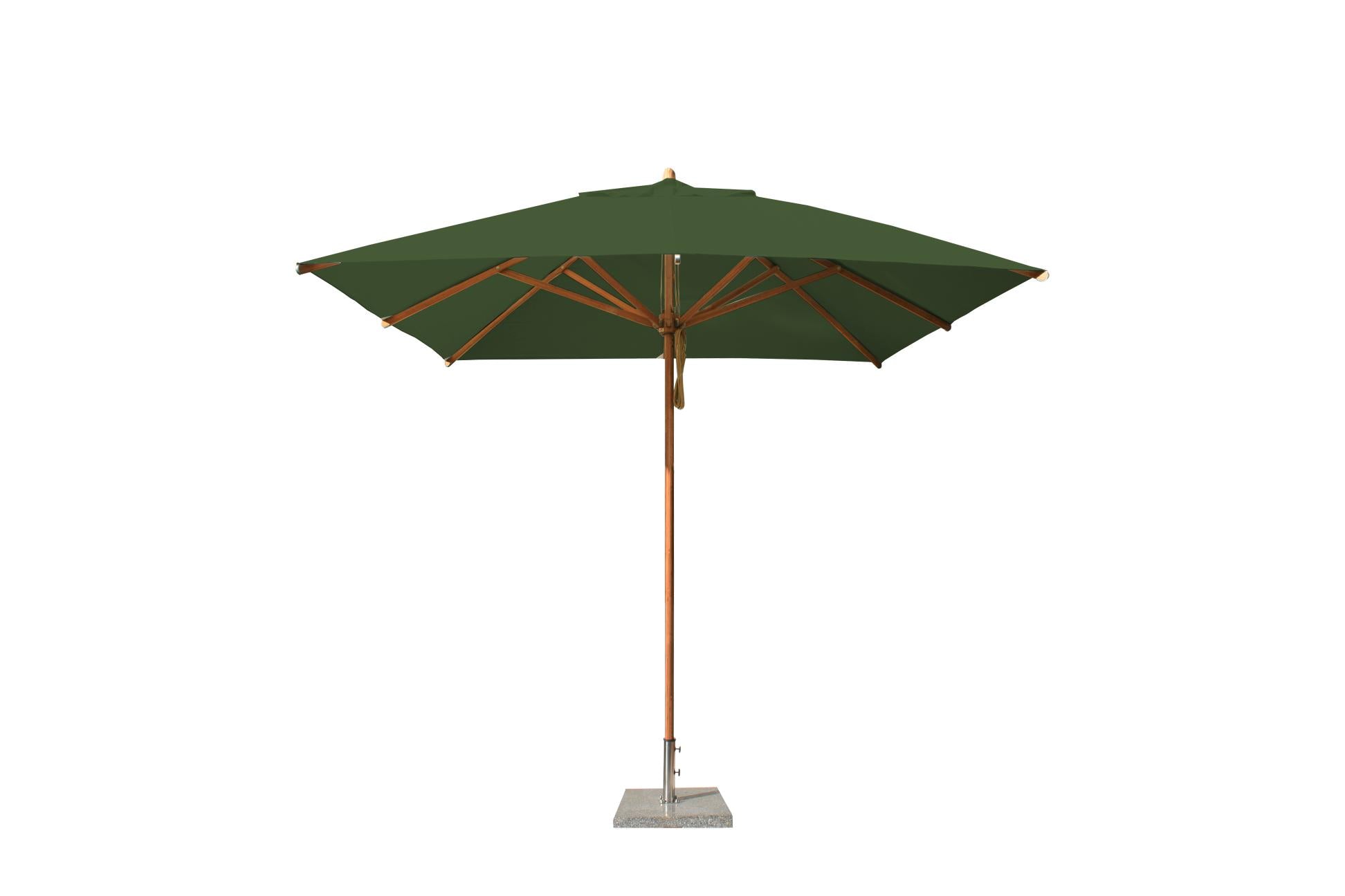 Bambrella Levante 2.6m Square Bamboo Umbrella