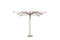 Bambrella Levante 2.6m Square Bamboo Umbrella