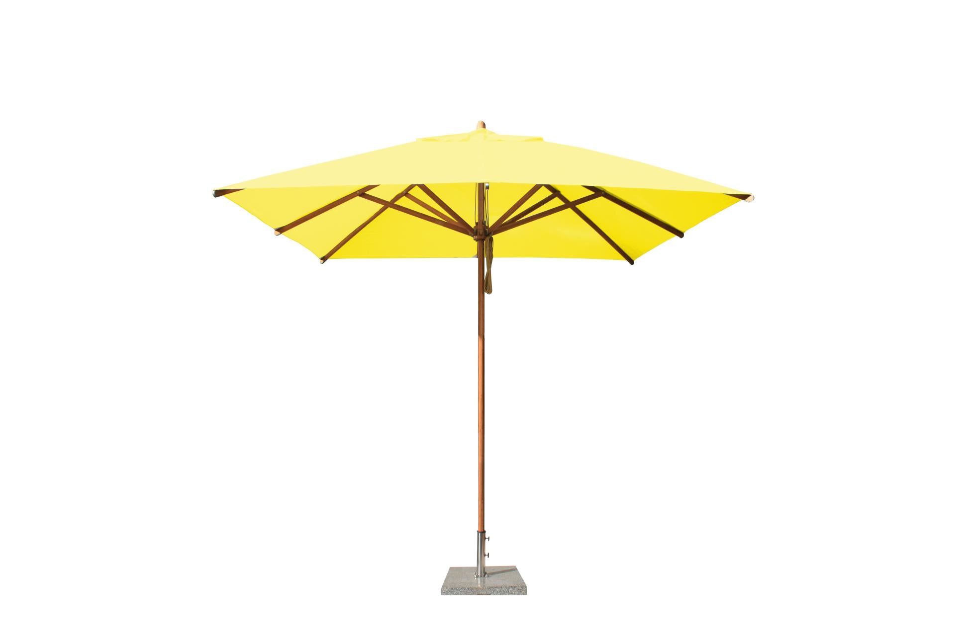 Bambrella Levante 2.6m Square Bamboo Umbrella