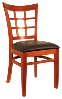 H&D Seating Window Back Series Wood Chair - Set of 2