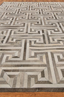 Exquisite Rugs Natural Hide Cowhide Silver Area Rug