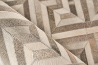 Exquisite Rugs Natural Hide Cowhide Silver Area Rug