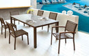 Florida Seating Aluminum Side Chair with Textile Back and Seat - AL-5624-0