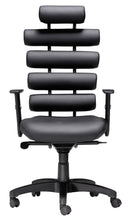 Zuo Modern Unico Office Chair in Black/White