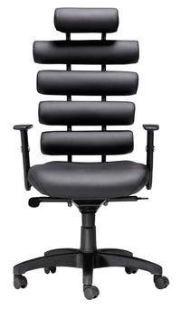 Zuo Modern Unico Office Chair in Black/White