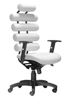Zuo Modern Unico Office Chair in Black/White