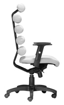 Zuo Modern Unico Office Chair in Black/White