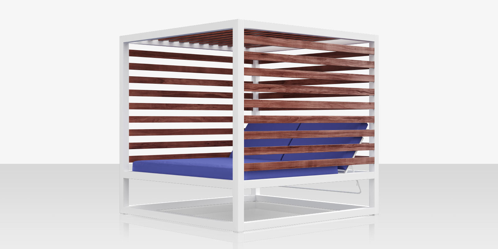 DecoScapes Furniture Breeze Aluminum Daybed Square