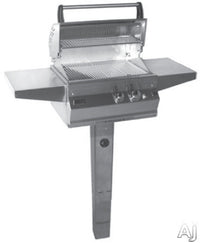Fire Magic Legacy Deluxe Natural Gas Grill On In-ground Post