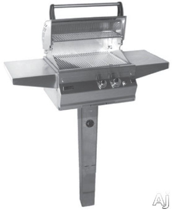 Fire Magic Legacy Deluxe Natural Gas Grill On In-ground Post
