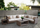Sunset West Coronado Wicker Sectional With Cushions
