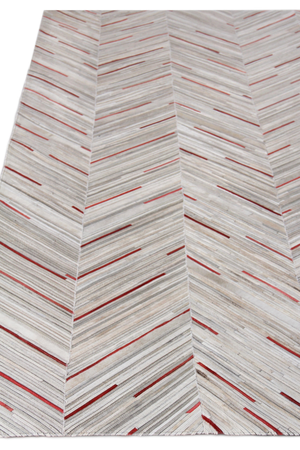 Exquisite Rugs Natural Hide Cowhide Silver Area Rug
