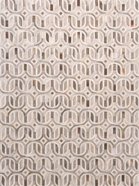 Exquisite Rugs Natural Hide Cowhide Silver Area Rug