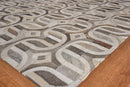 Exquisite Rugs Natural Hide Cowhide Silver Area Rug