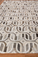 Exquisite Rugs Natural Hide Cowhide Silver Area Rug