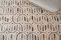 Exquisite Rugs Natural Hide Cowhide Silver Area Rug