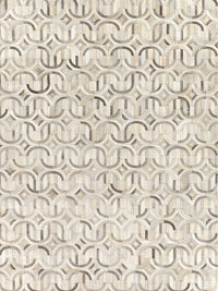 Exquisite Rugs Natural Hide Cowhide Silver Area Rug