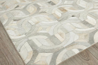 Exquisite Rugs Natural Hide Cowhide Silver Area Rug