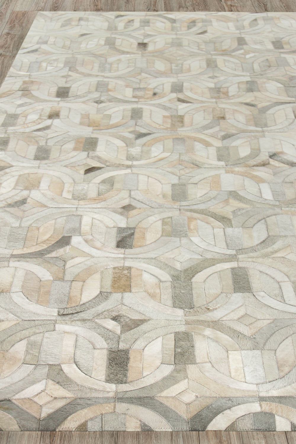 Exquisite Rugs Natural Hide Cowhide Silver Area Rug