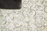 Exquisite Rugs Natural Hide Cowhide Silver Area Rug