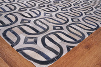 Exquisite Rugs Natural Hide Cowhide Silver Area Rug