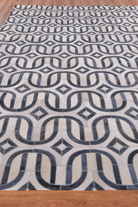 Exquisite Rugs Natural Hide Cowhide Silver Area Rug