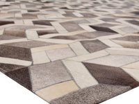 Exquisite Rugs Natural Hide Cowhide Silver Area Rug