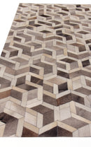 Exquisite Rugs Natural Hide Cowhide Silver Area Rug