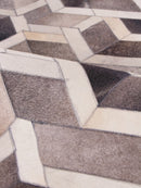 Exquisite Rugs Natural Hide Cowhide Silver Area Rug