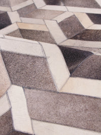 Exquisite Rugs Natural Hide Cowhide Silver Area Rug