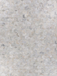 Exquisite Rugs Natural Hide Cowhide Silver Area Rug