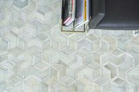 Exquisite Rugs Natural Hide Cowhide Silver Area Rug
