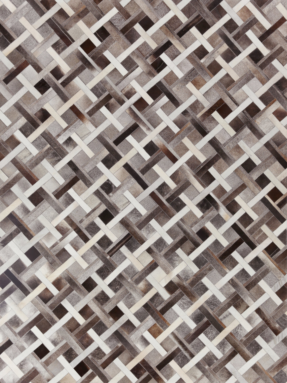 Exquisite Rugs Natural Hide Cowhide Silver Area Rug