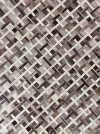 Exquisite Rugs Natural Hide Cowhide Silver Area Rug