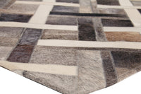 Exquisite Rugs Natural Hide Cowhide Silver Area Rug