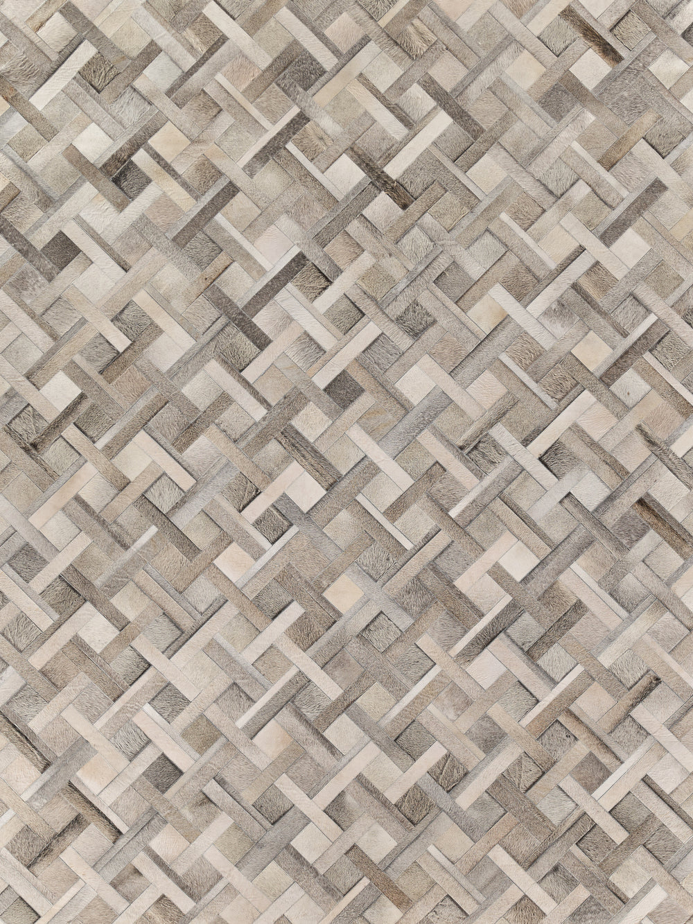 Exquisite Rugs Natural Hide Cowhide Silver Area Rug