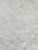 Exquisite Rugs Natural Hide Cowhide Silver Area Rug