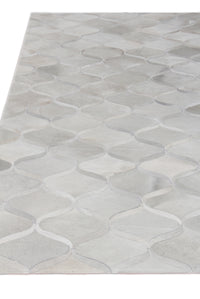 Exquisite Rugs Natural Hide Cowhide Silver Area Rug