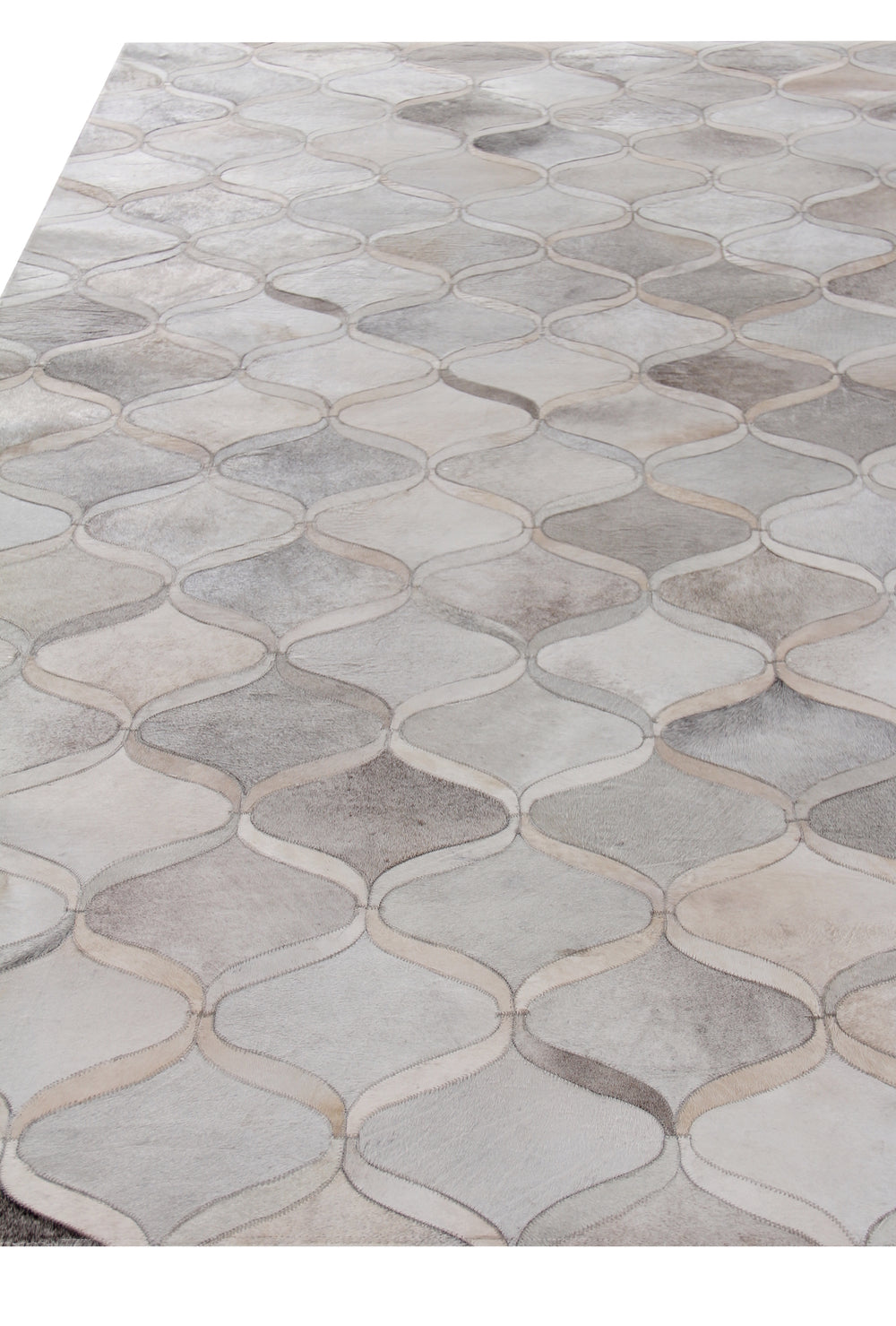 Exquisite Rugs Natural Hide Cowhide Silver Area Rug